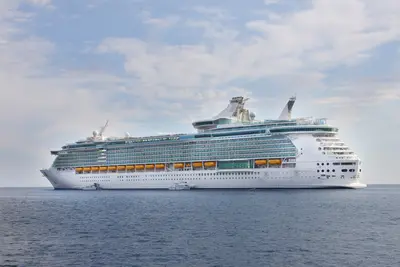 Royal Caribbean ship at sea