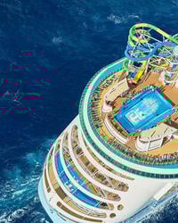 Aerial of Freedom of the Seas