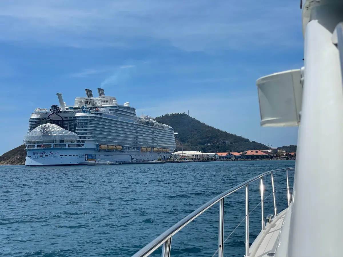 Wonder of the Seas in St. John