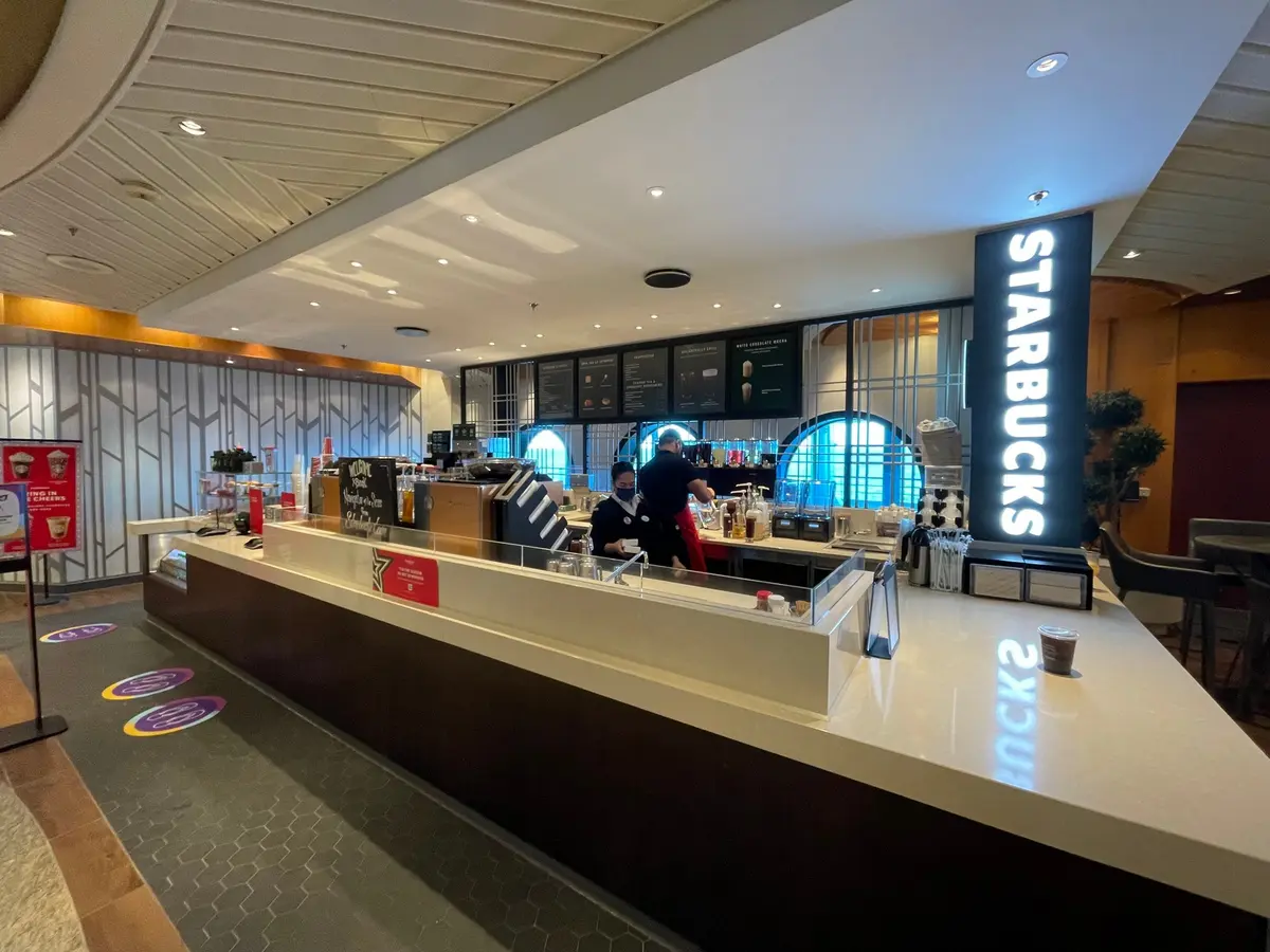 Navigator of the Seas Starbucks location