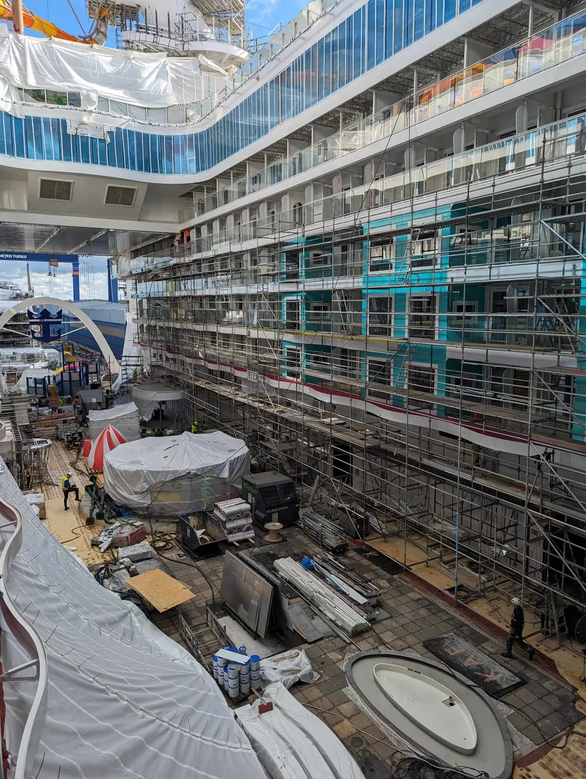 Surfside neighborhood construction