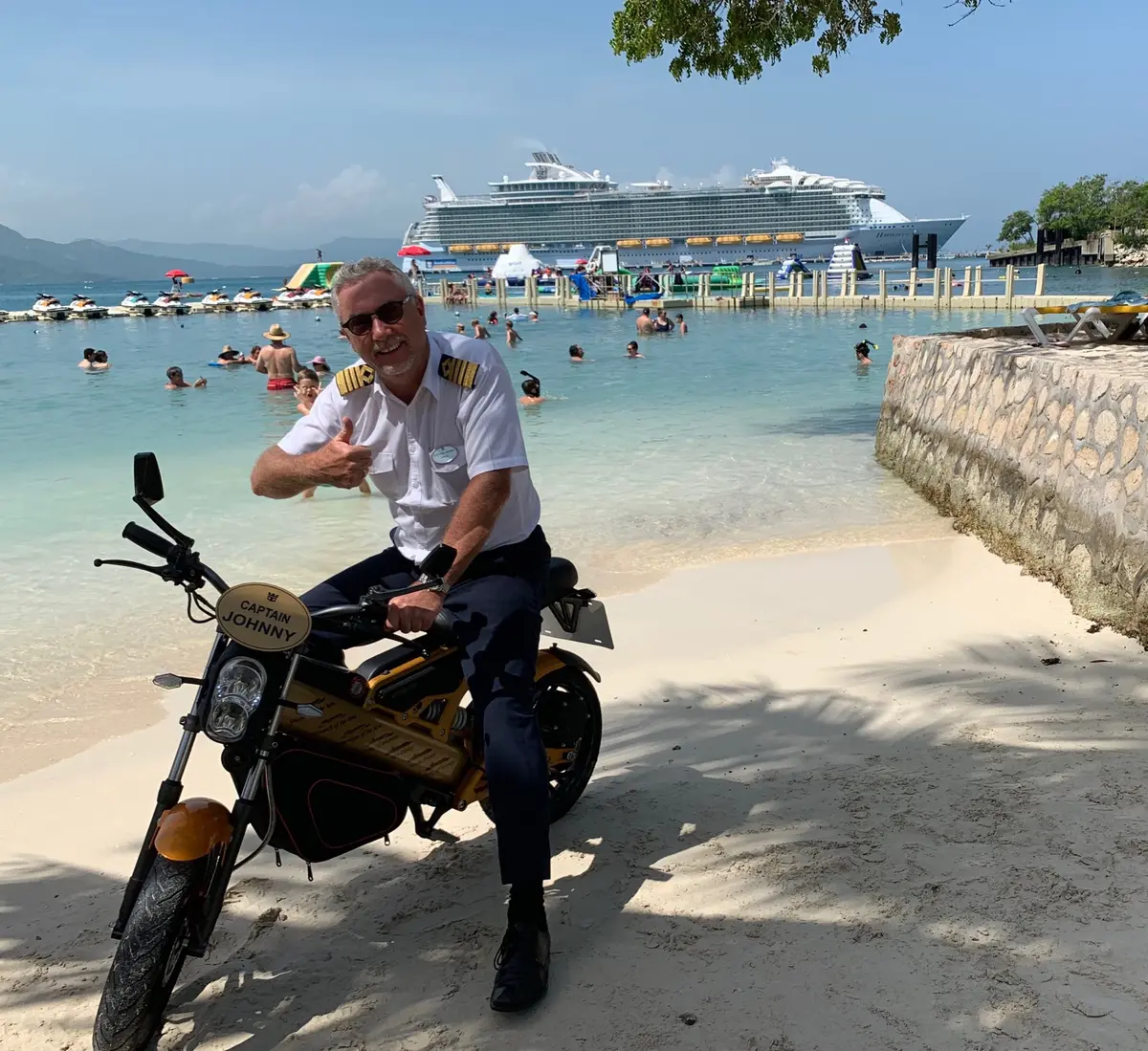 Captain Johnny in Labadee
