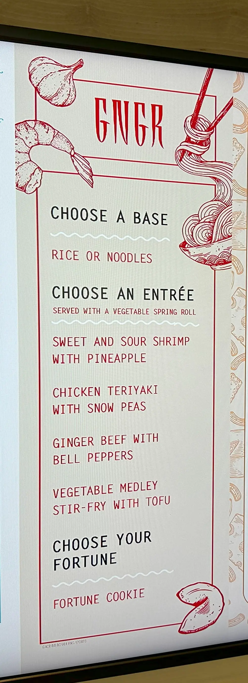 AquaDome Market menu
