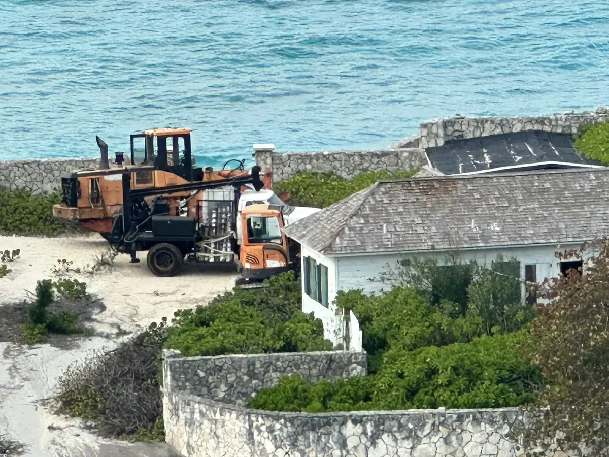 Equipment arriving at Royal Beach Club