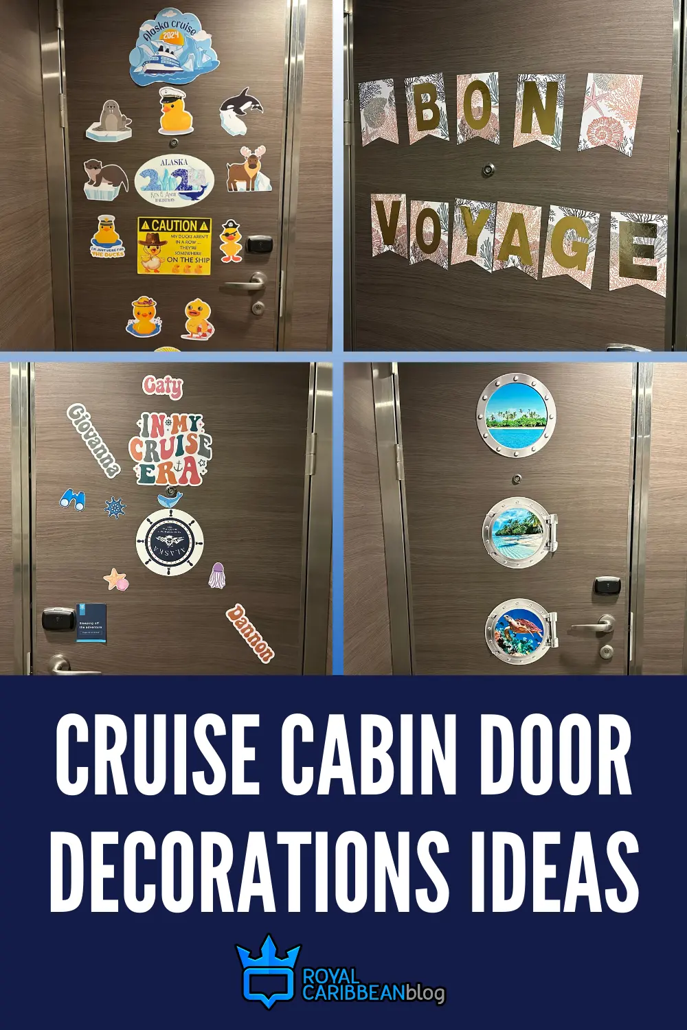 Cruise cabin door decorations ideas