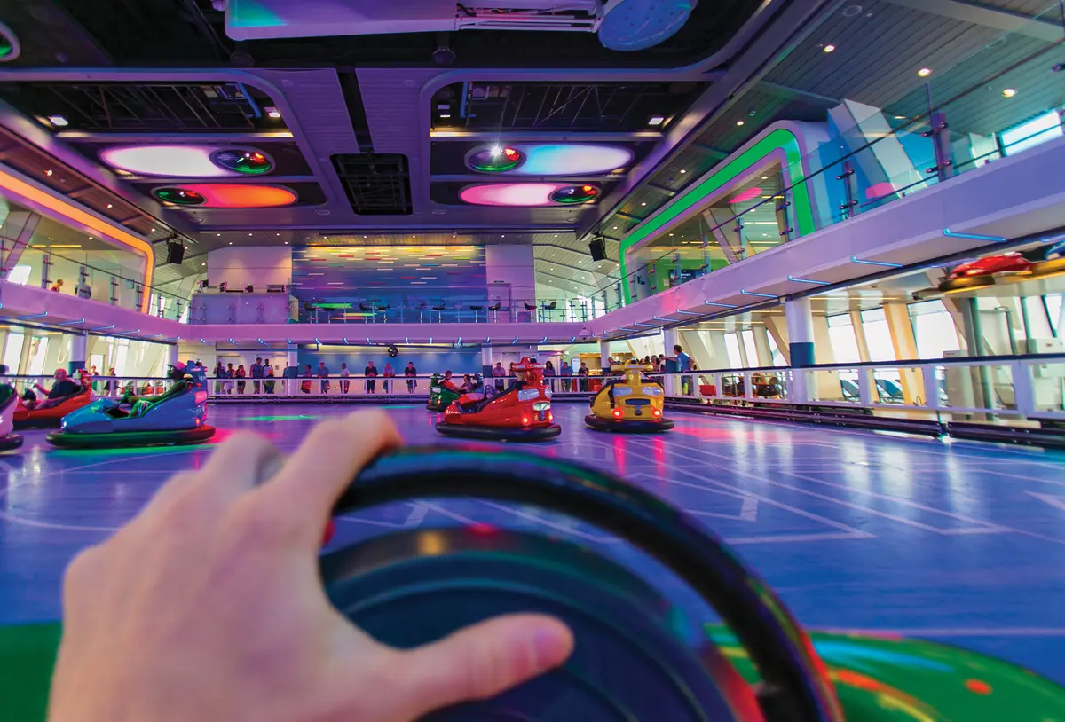 bumper cars on Anthem of the Seas