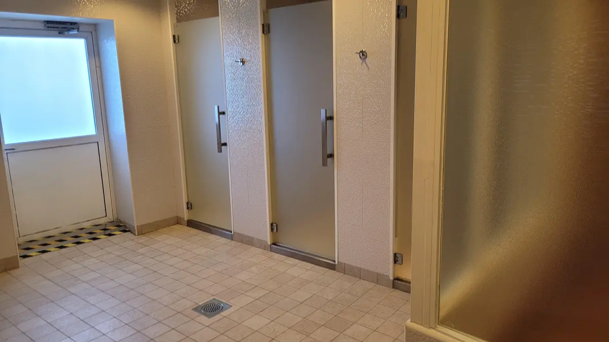 Shower in the gym