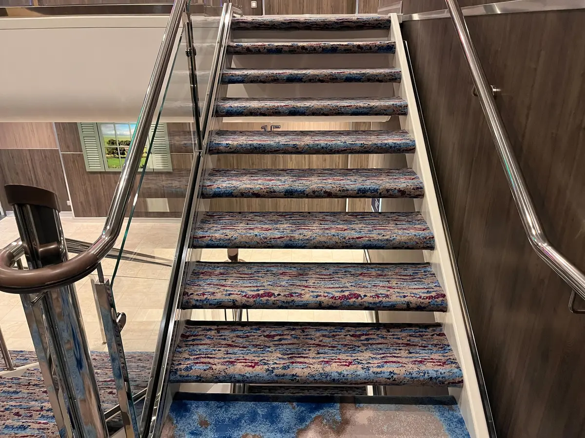Stairs on Utopia of the Seas