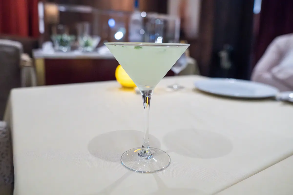 Cucumber Martini on Royal Caribbean cruise
