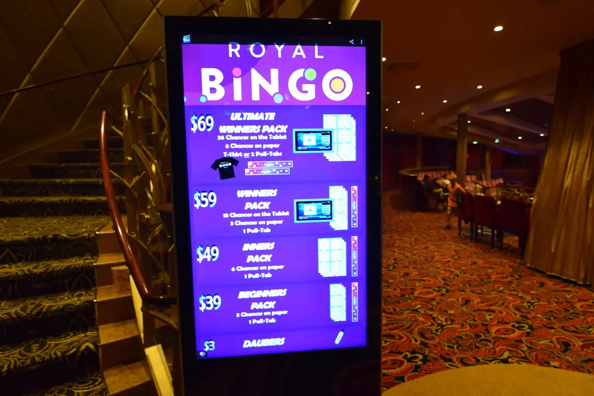 Bingo prices