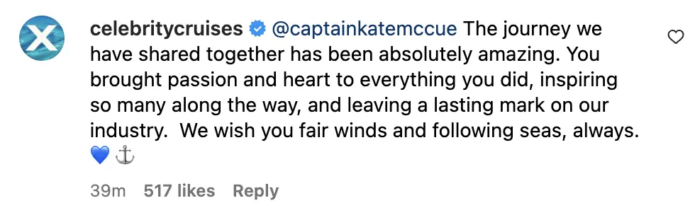 Celebrity-Response-Captain-Kate-Leaving Celebrity-Response-Captain-Kate-Leaving