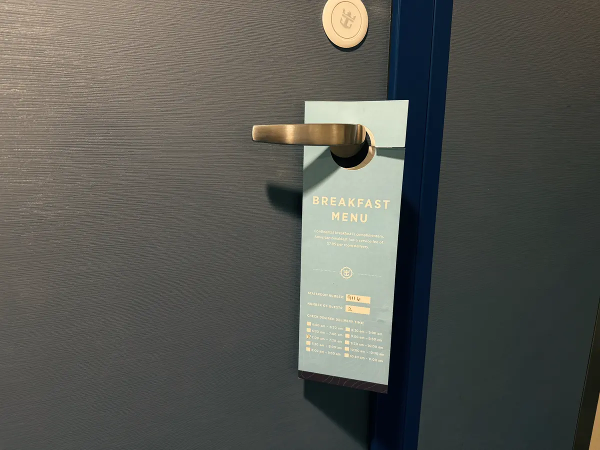 Wonder-Room-Service-Menu-Hanging-On-Door Wonder-Room-Service-Menu-Hanging-On-Door