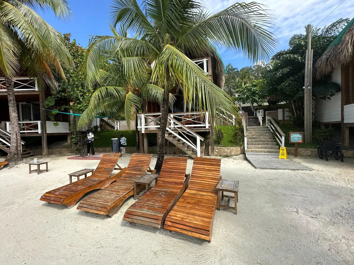 Front of the Villas in Roatan