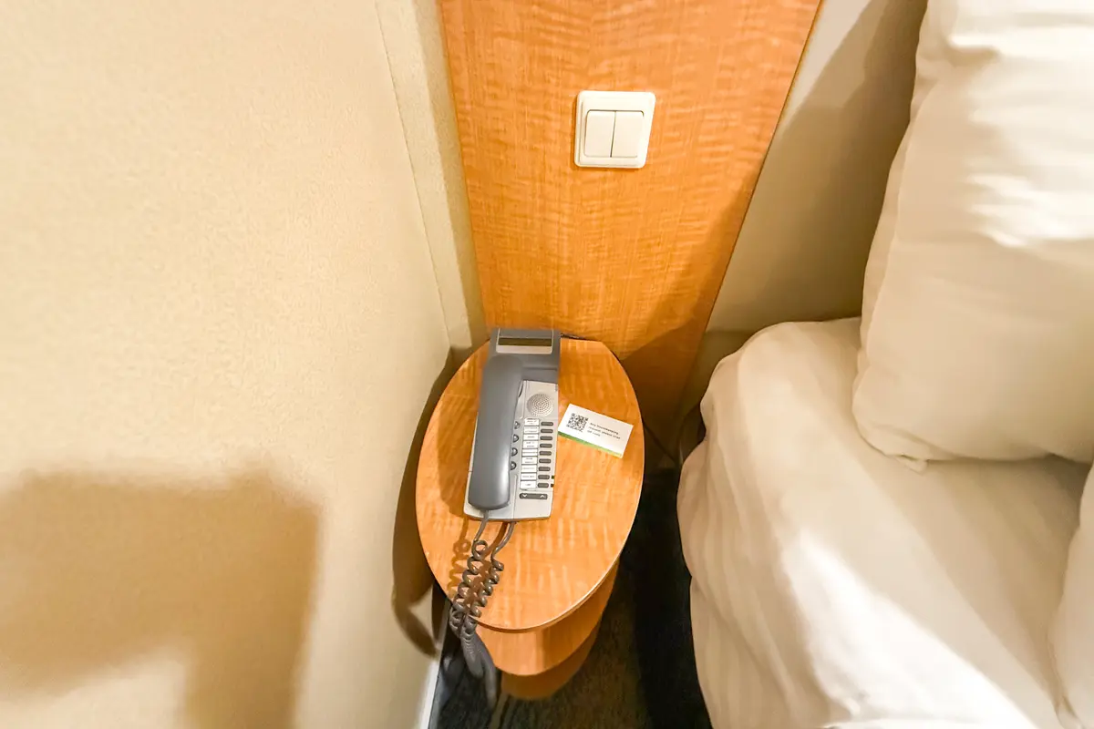nightstand Allure of the Seas interior cabin