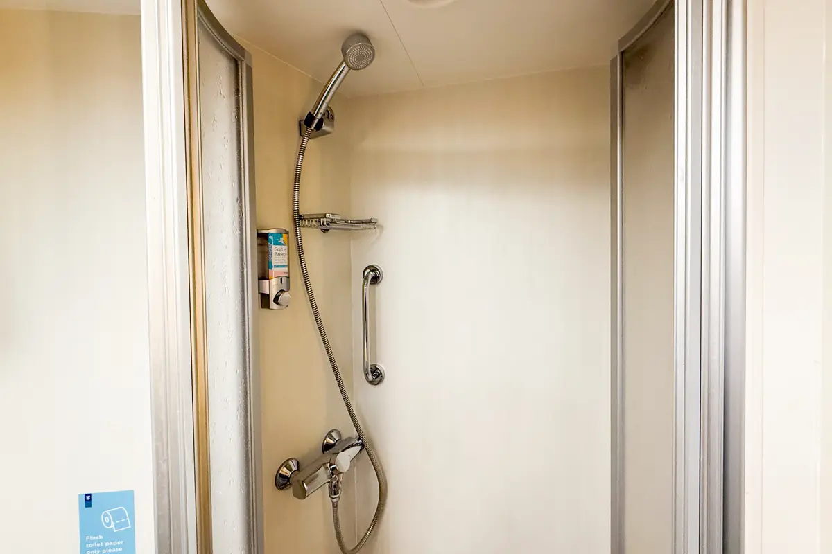 Allure of the Seas bathroom shower