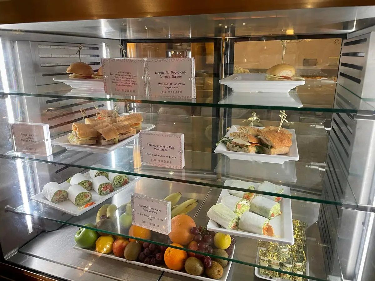 Food at Cafe Promenade