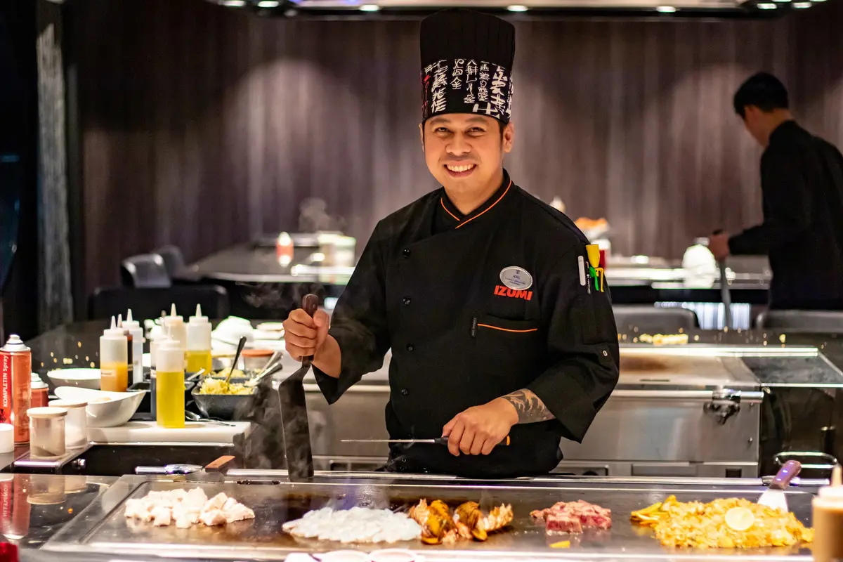 Hibachi chef