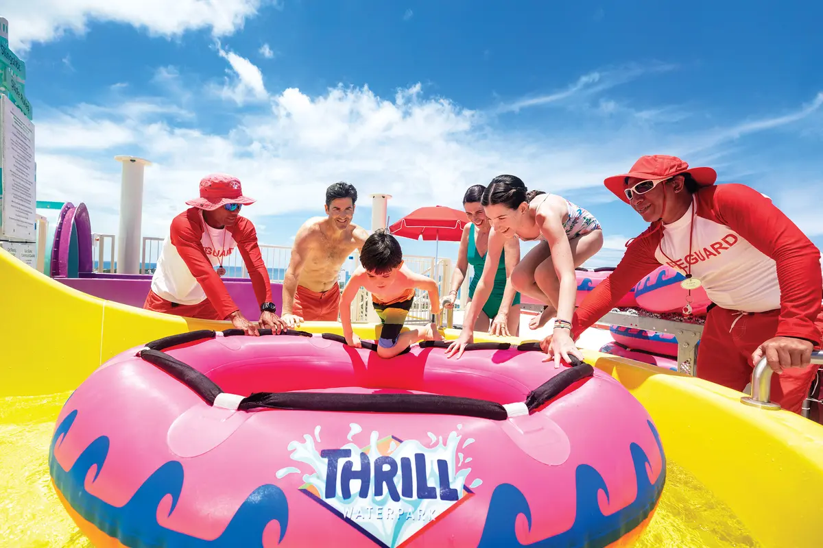 Family raft slide