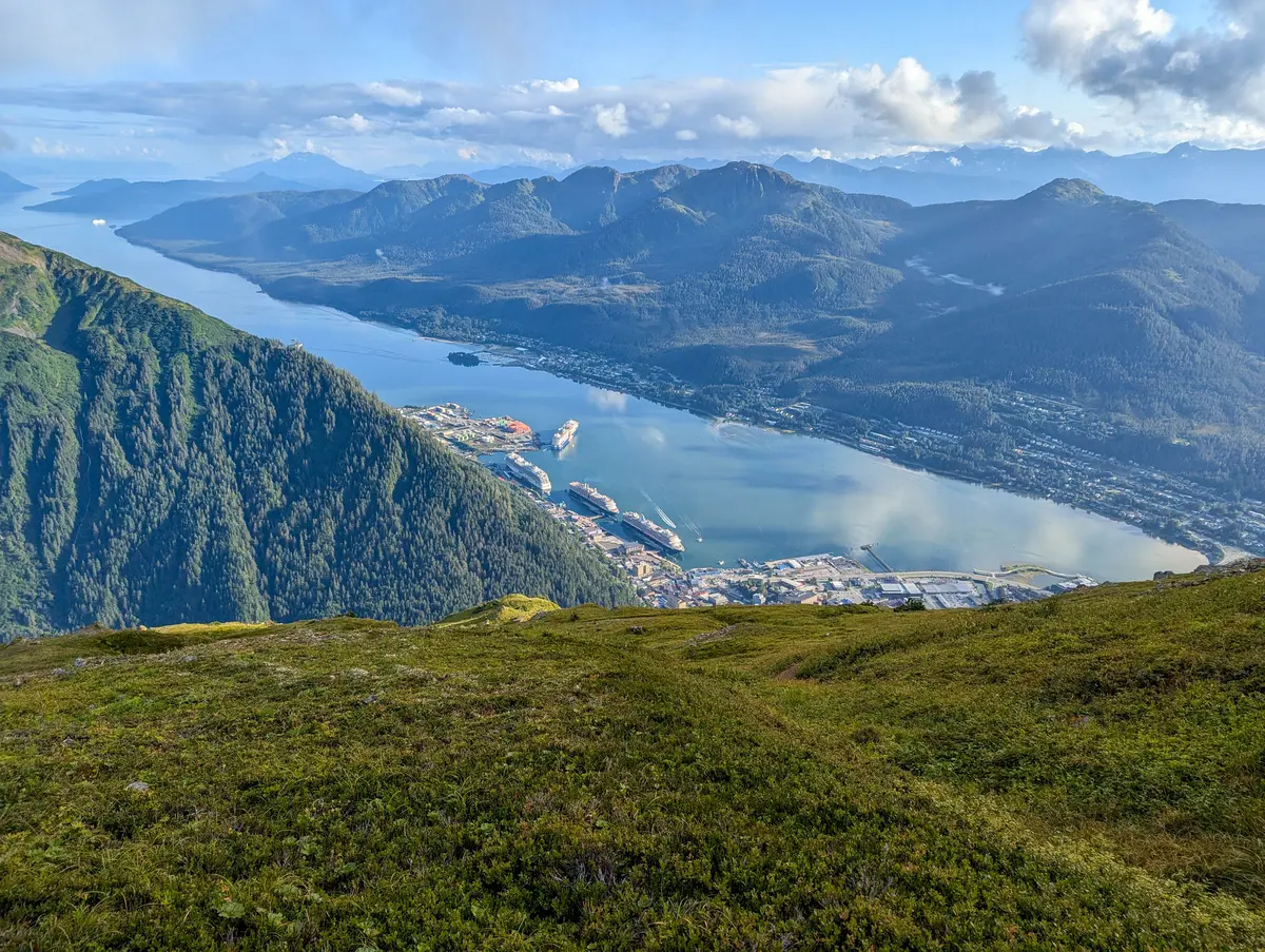 View of the port from Mt. Juneau