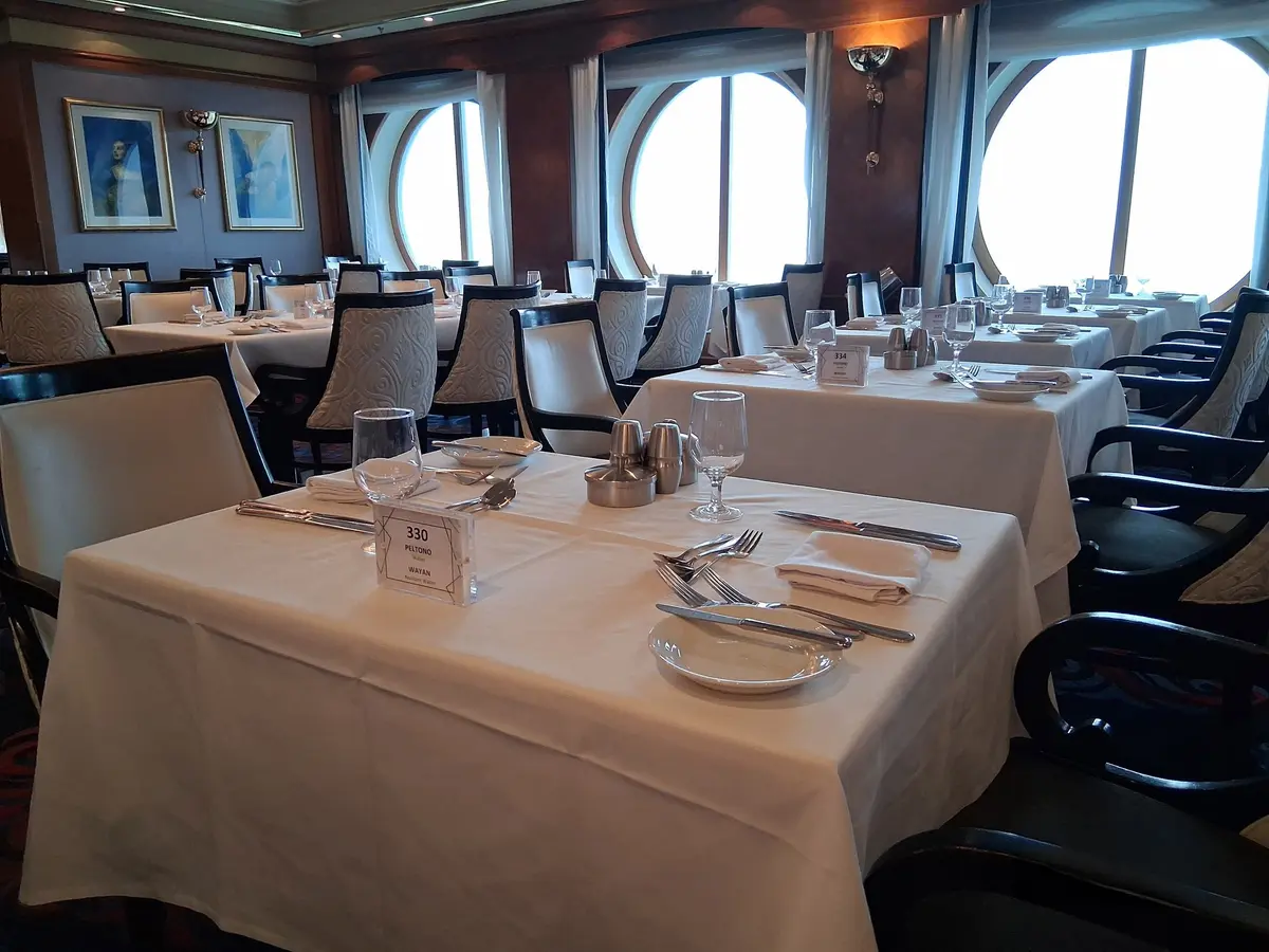 Tables in Main Dining Room