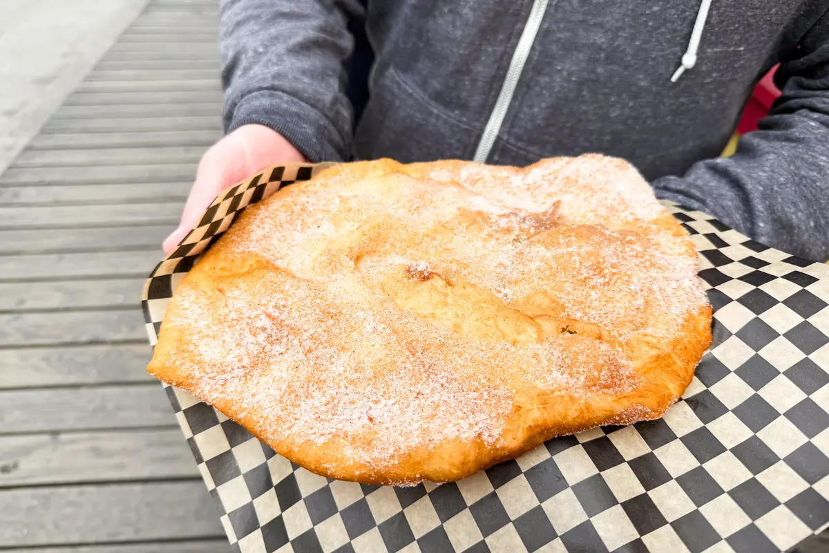 Alaska fry bread in Skagway