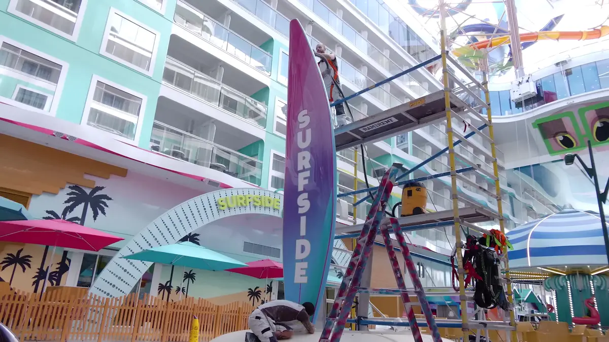 Finishing touches on Surfside