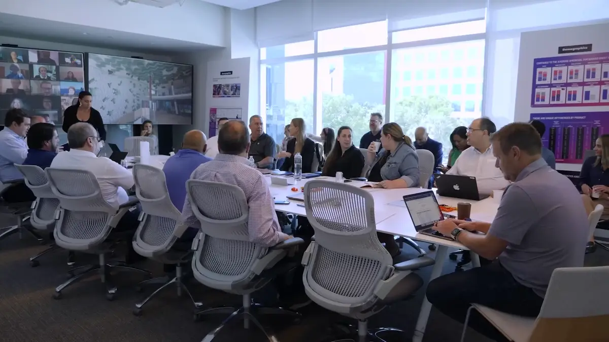 Design meeting at headquarters