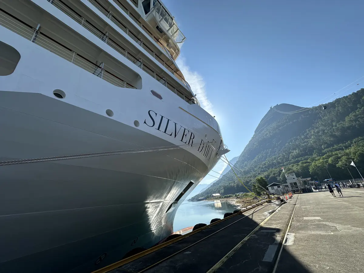 Silver Dawn docked