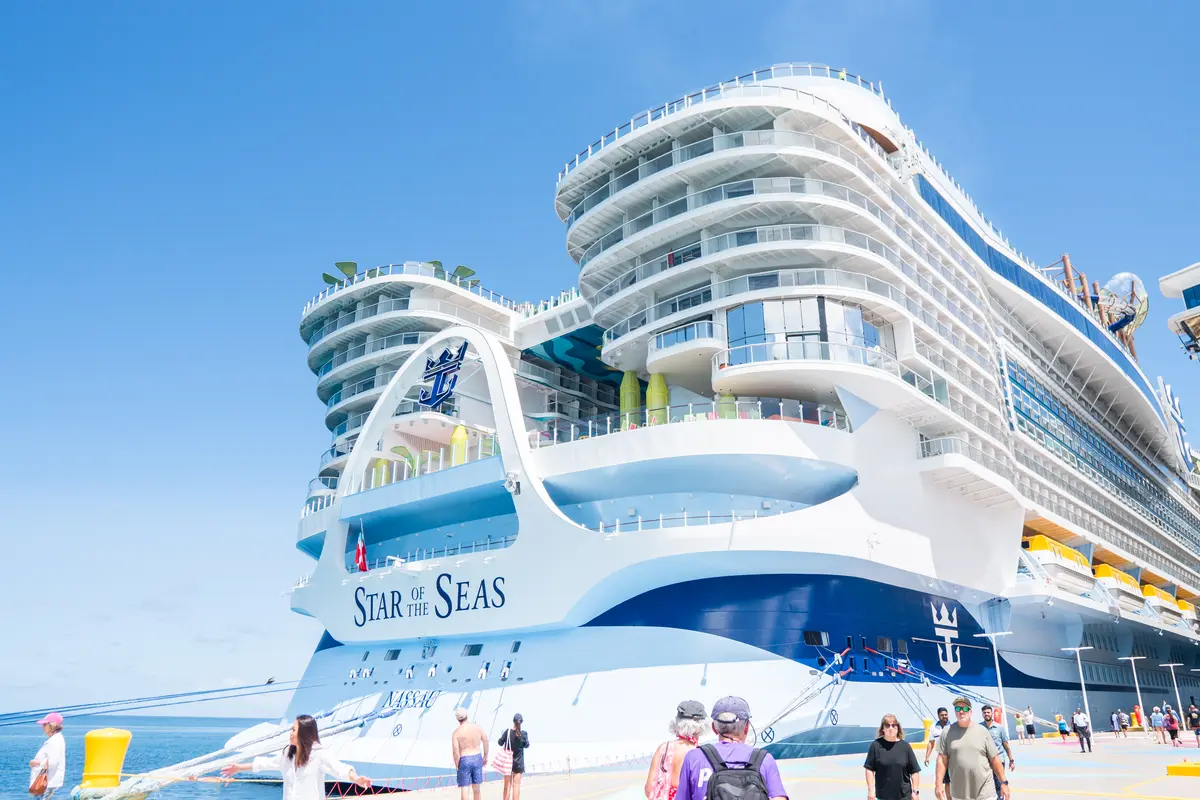 Star of the Seas docked at CocoCay