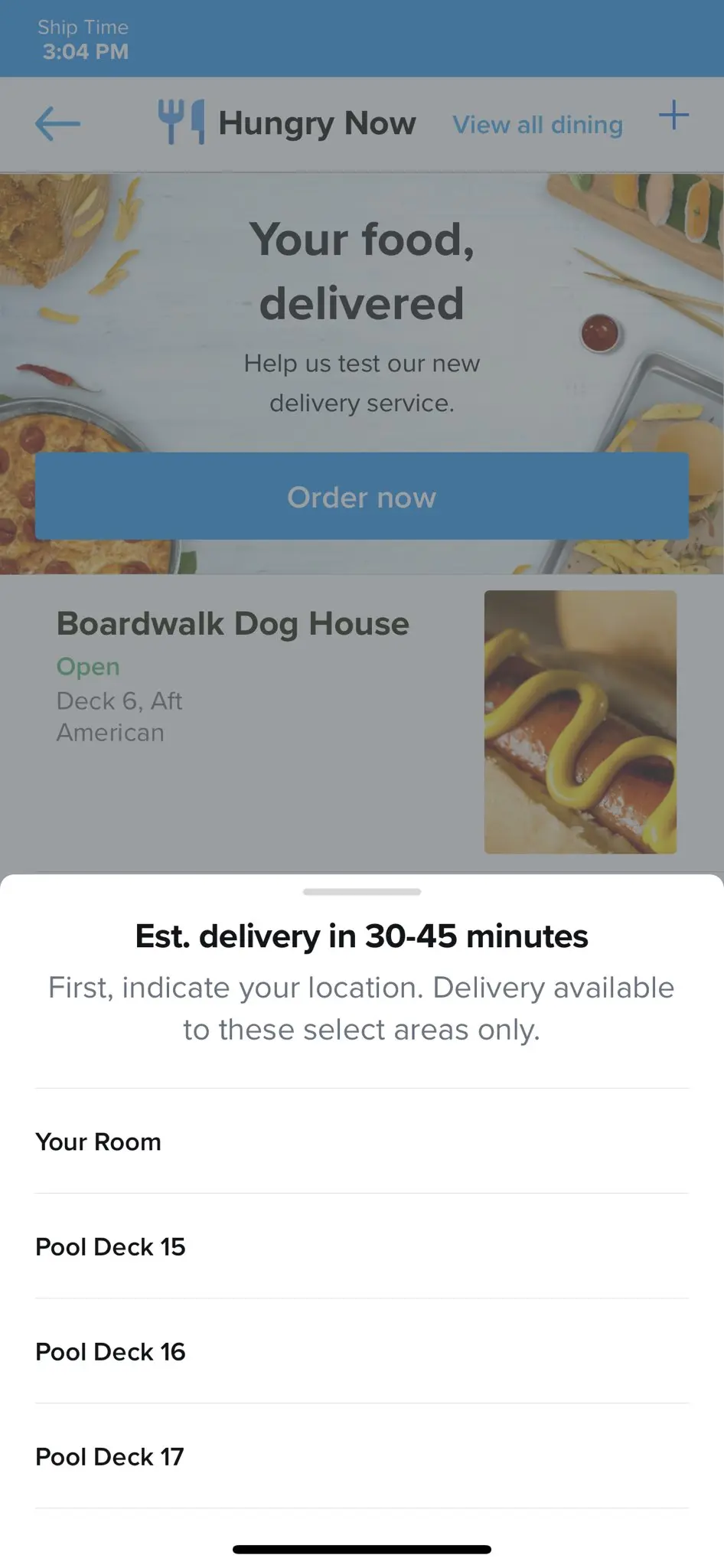 Delivery app