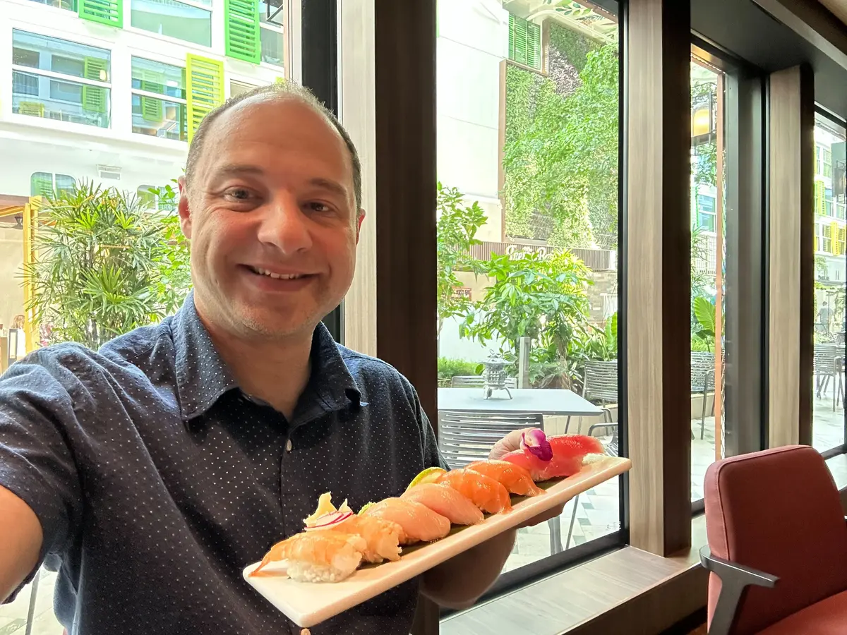 Matt at Izumi
