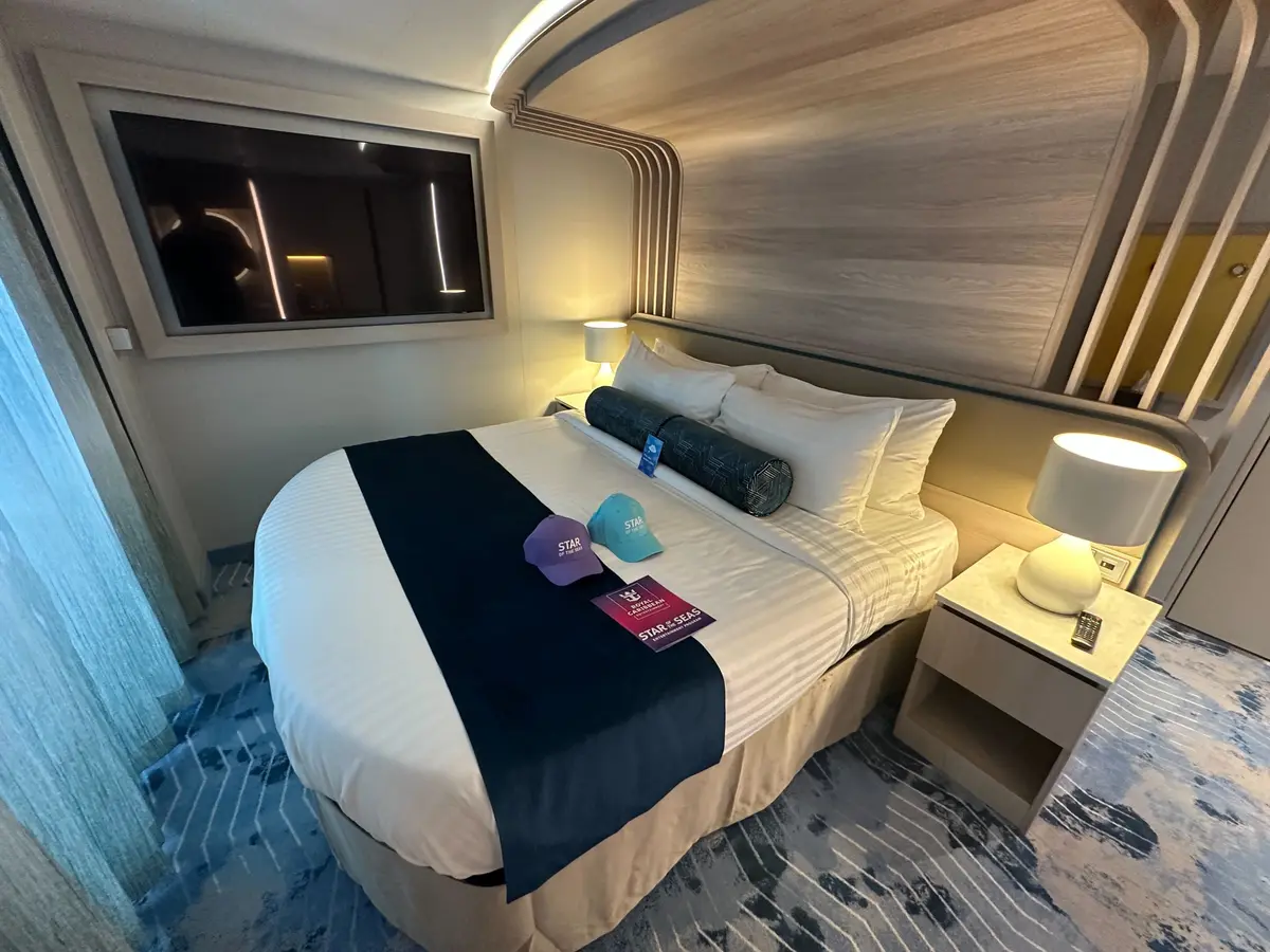 Bed in the suite