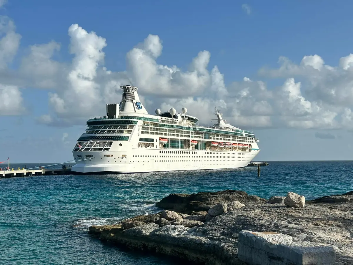 Vision of the Seas docked