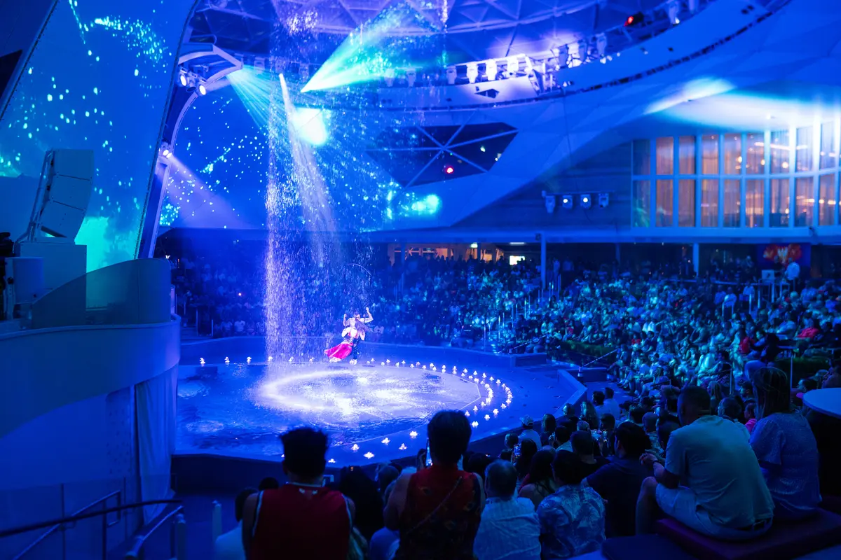 AquaDome show on Star of the Seas