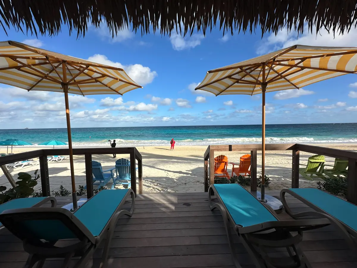 Inside Chill Beach Cabana