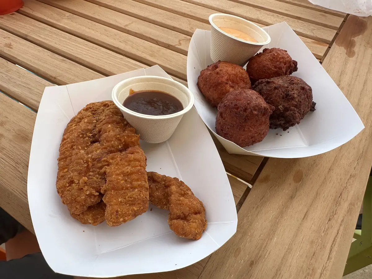 Fritters and chicken tenders