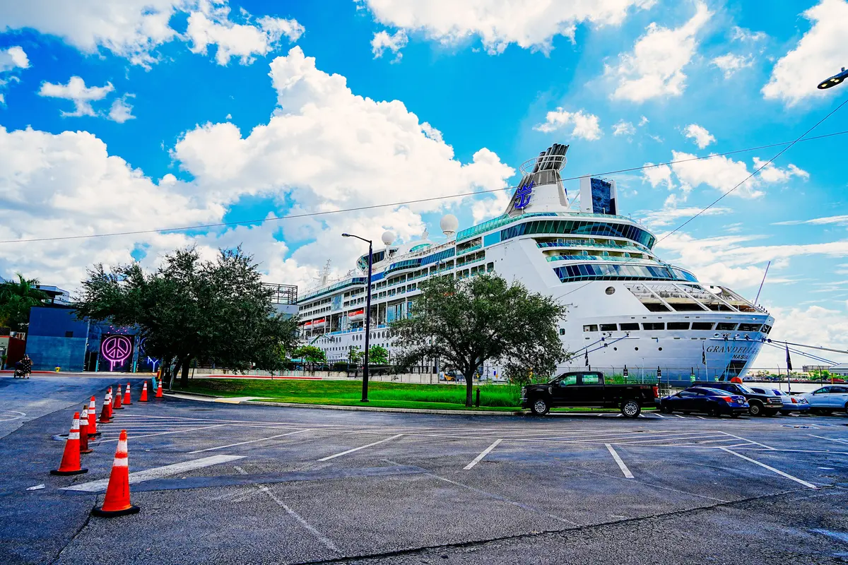 Grandeur of the Seas docked in Tampa, FL Grandeur of the Seas docked in Tampa, FL