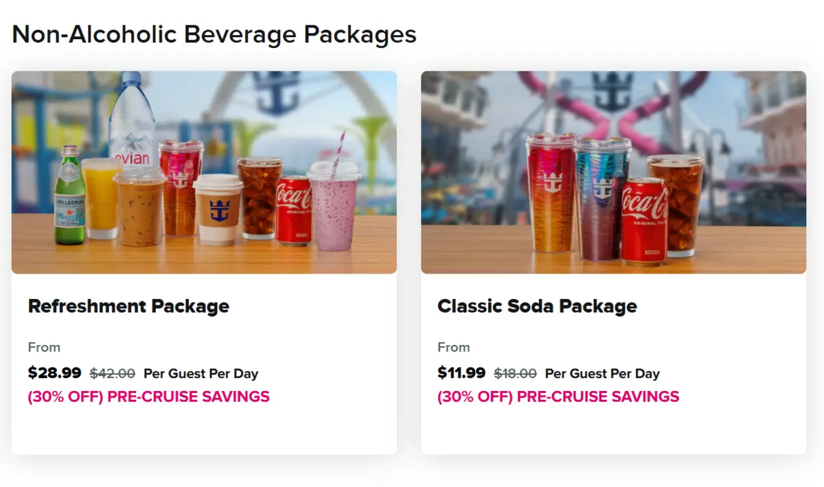 Soda vs Refreshment package