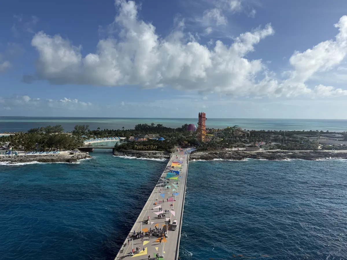 CocoCay Aerial from Ship CocoCay Aerial from Ship