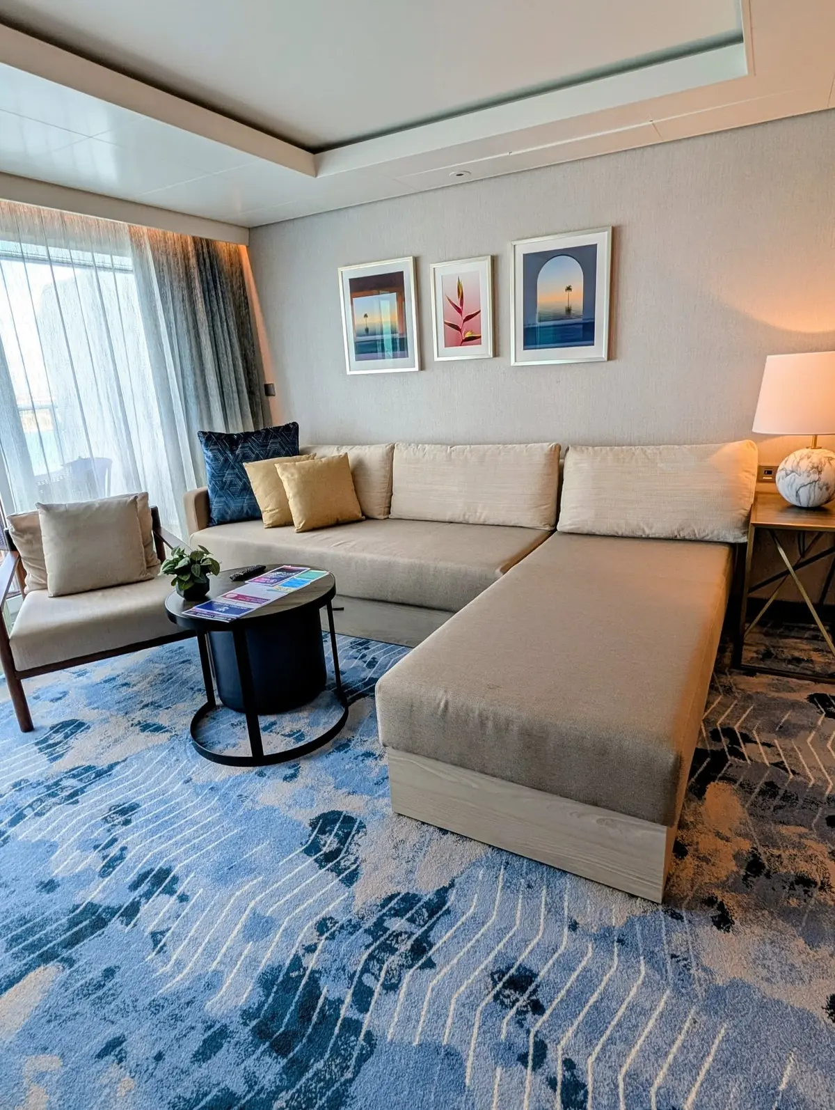 Star of the Seas Owner's Suite Living Area Star of the Seas Owner's Suite Living Area