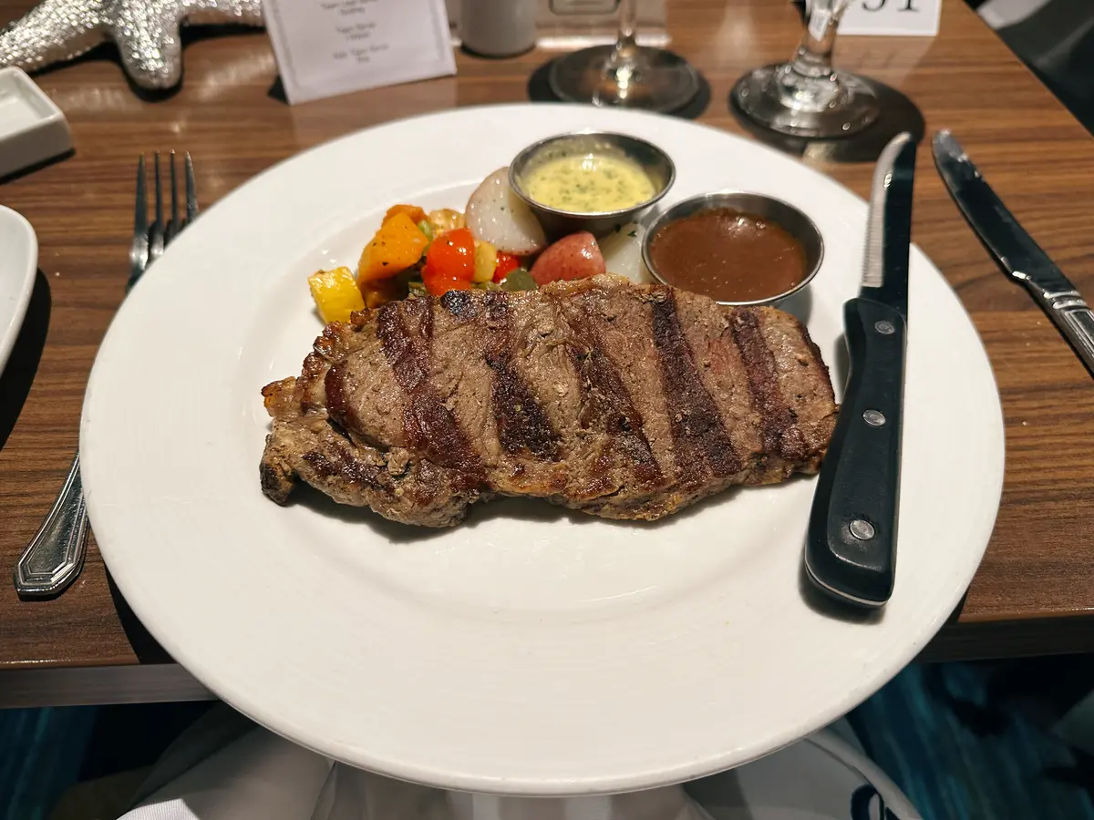 Steak in Carnival's MDR Steak in Carnival's MDR