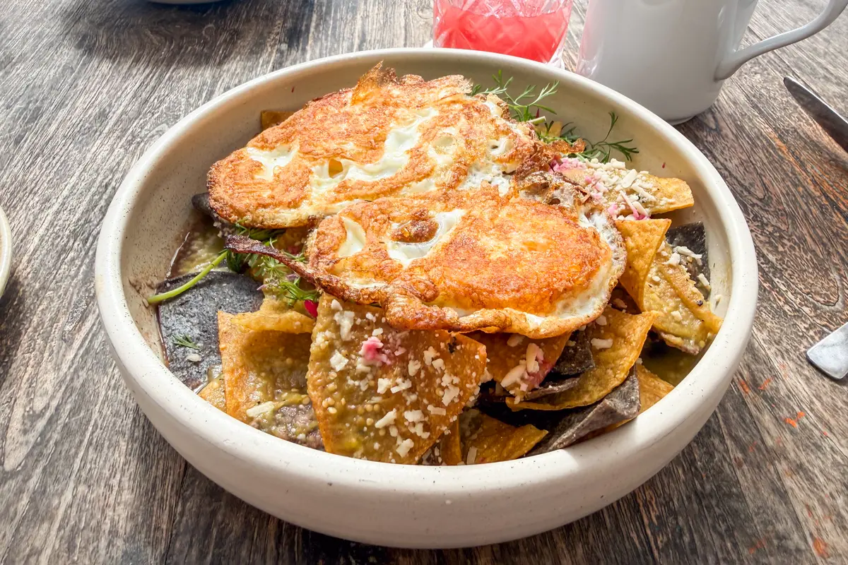 Chilaquiles at Palmaia The House of aia