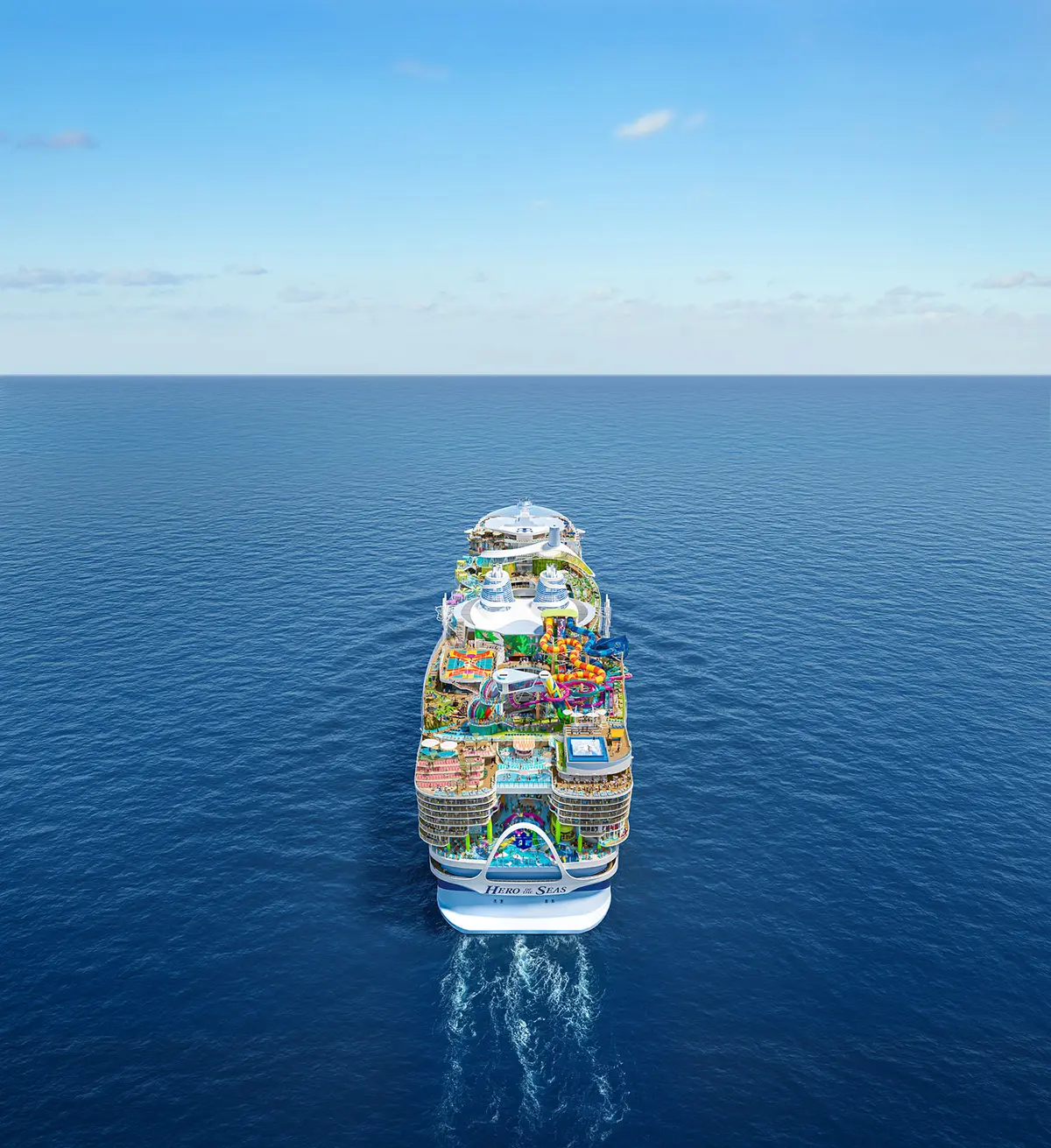 Vertical rendering of Hero of the Seas