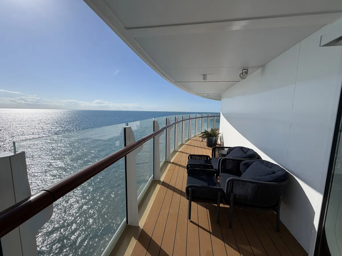 Seating on balcony