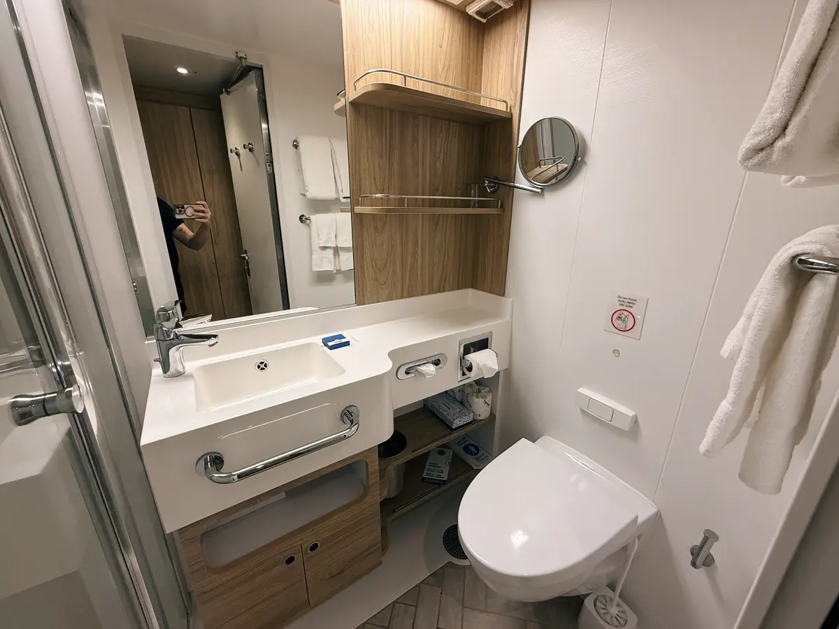 Carnival Mardi Gras Inside Cabin, Bathroom Carnival Mardi Gras Inside Cabin, Bathroom