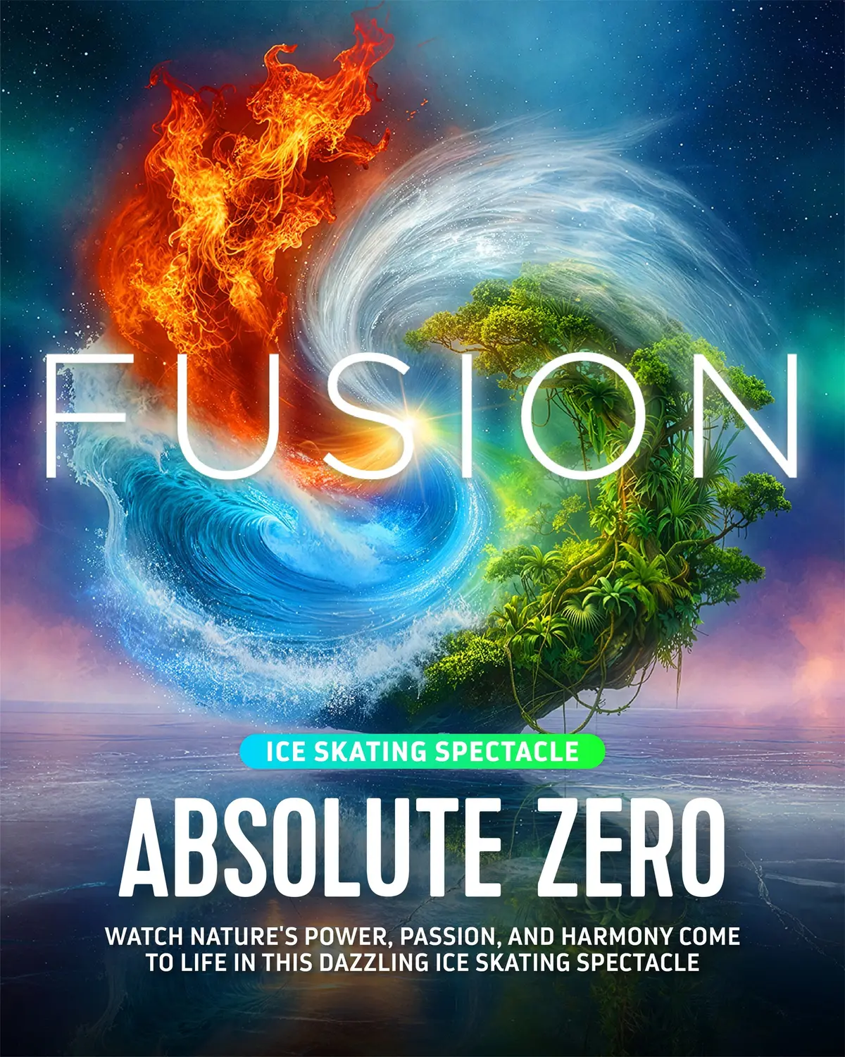 Fusion Ice Skating Show Infographic Fusion Ice Skating Show Infographic