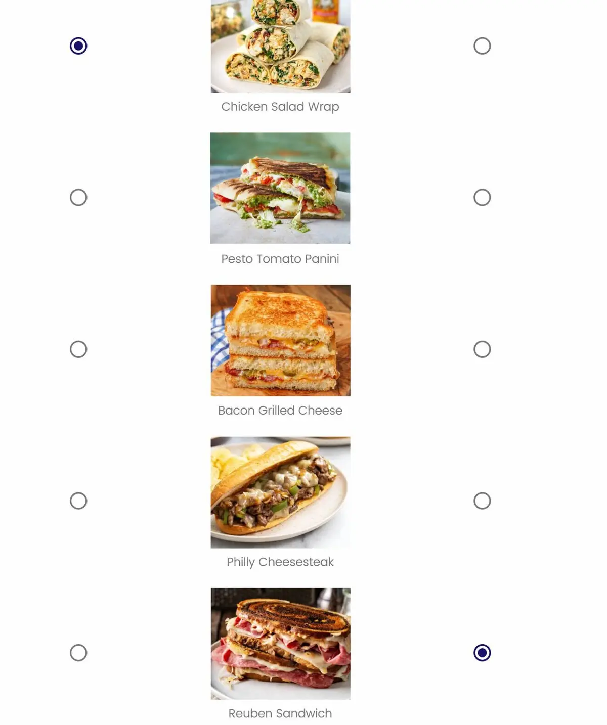 Food hall survey