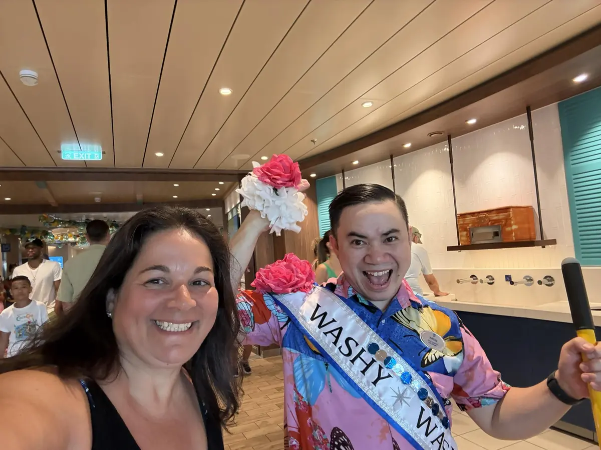 Guest with Mr Washy Washy