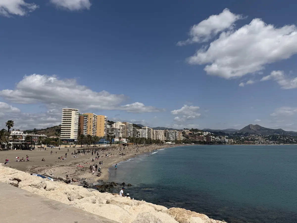 Malaga beach