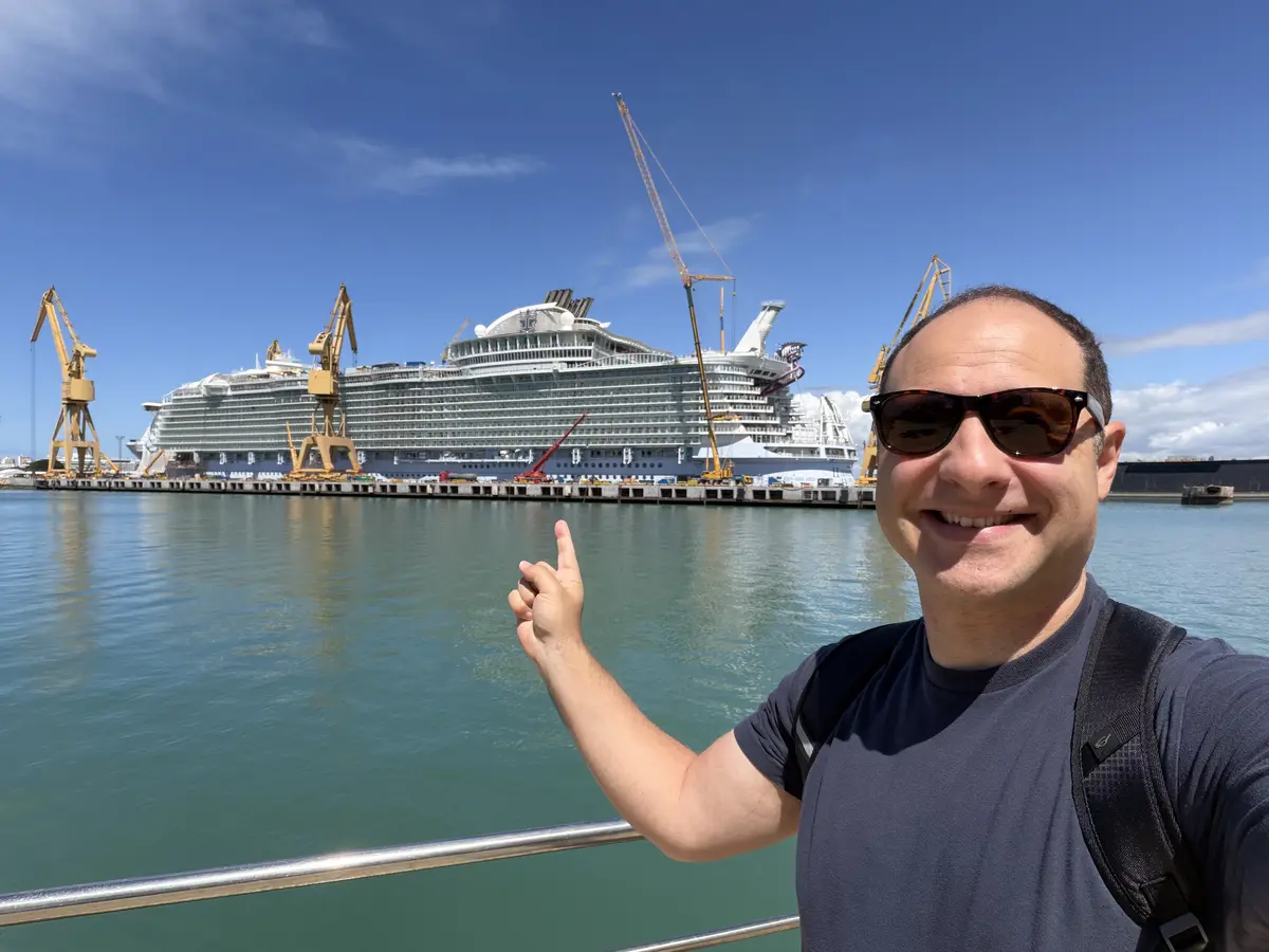 Matt in front of Harmony